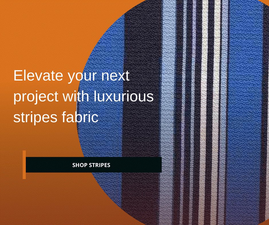 Stripes Collection Poly Rayon and Cotton